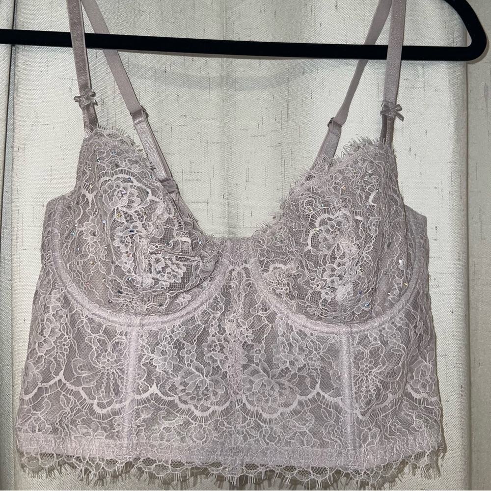 Victoria’s Secret lace corset bra
